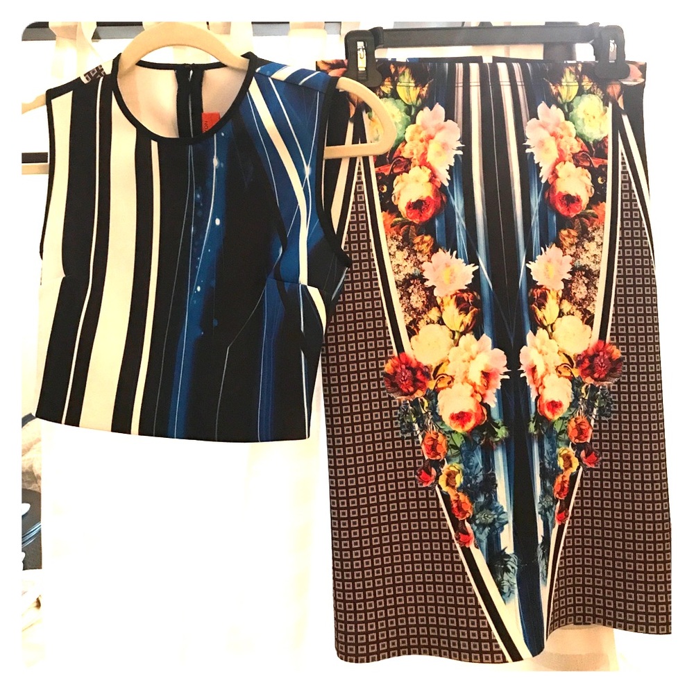 Clover Canyon 2-Piece Shirt + Skirt Outfit Combo